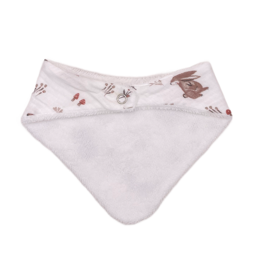 Bavoir bandana - Animaux de la forêt