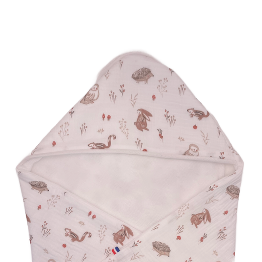 Cape de bain - Animaux de la forêt