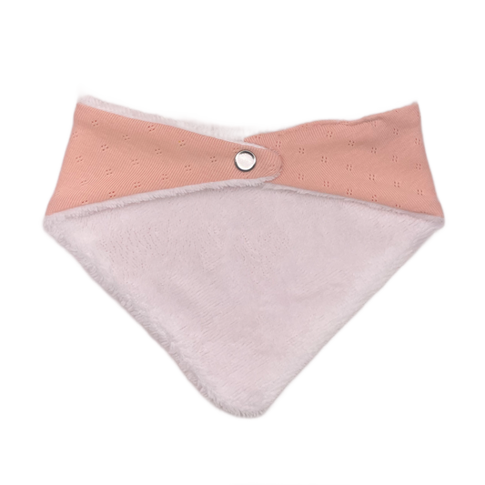 Bavoir bandana - Baby rose