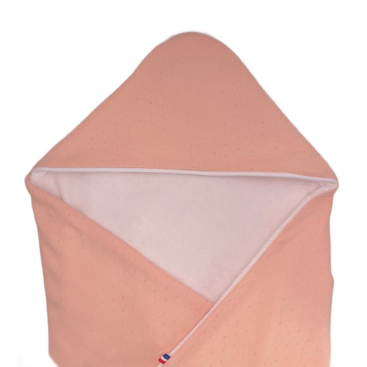 Cape de bain - Baby rose