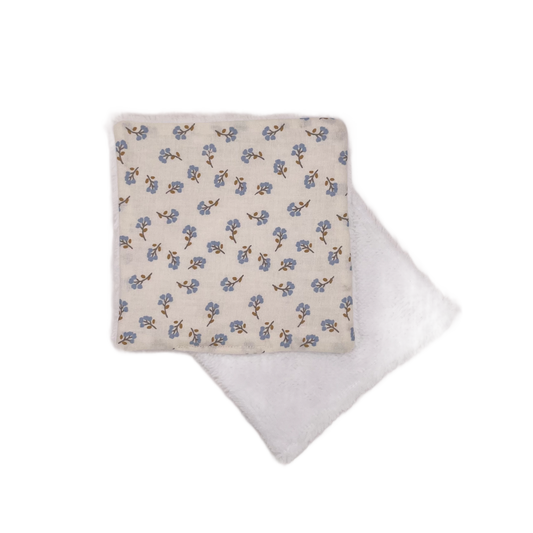 Cotons lavables - Bleuet