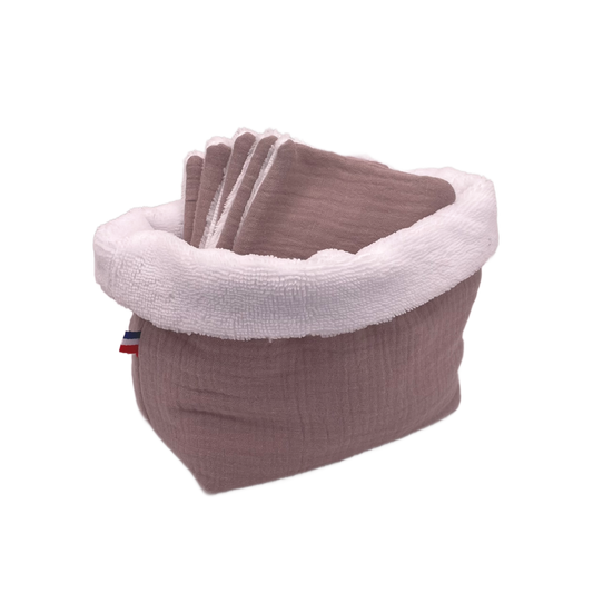 Panière à cotons - Greige