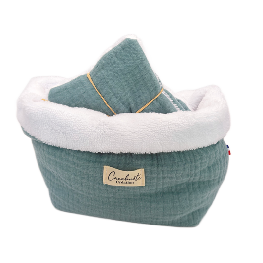 Panière à cotons - Océan