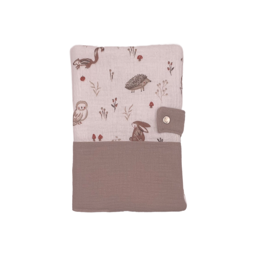Protège-carnet - Animaux de la forêt
