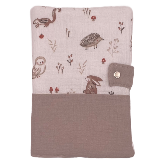 Protège-carnet - Animaux de la forêt