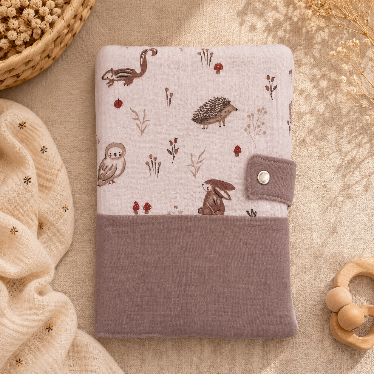 Protège carnet de santé bébé
