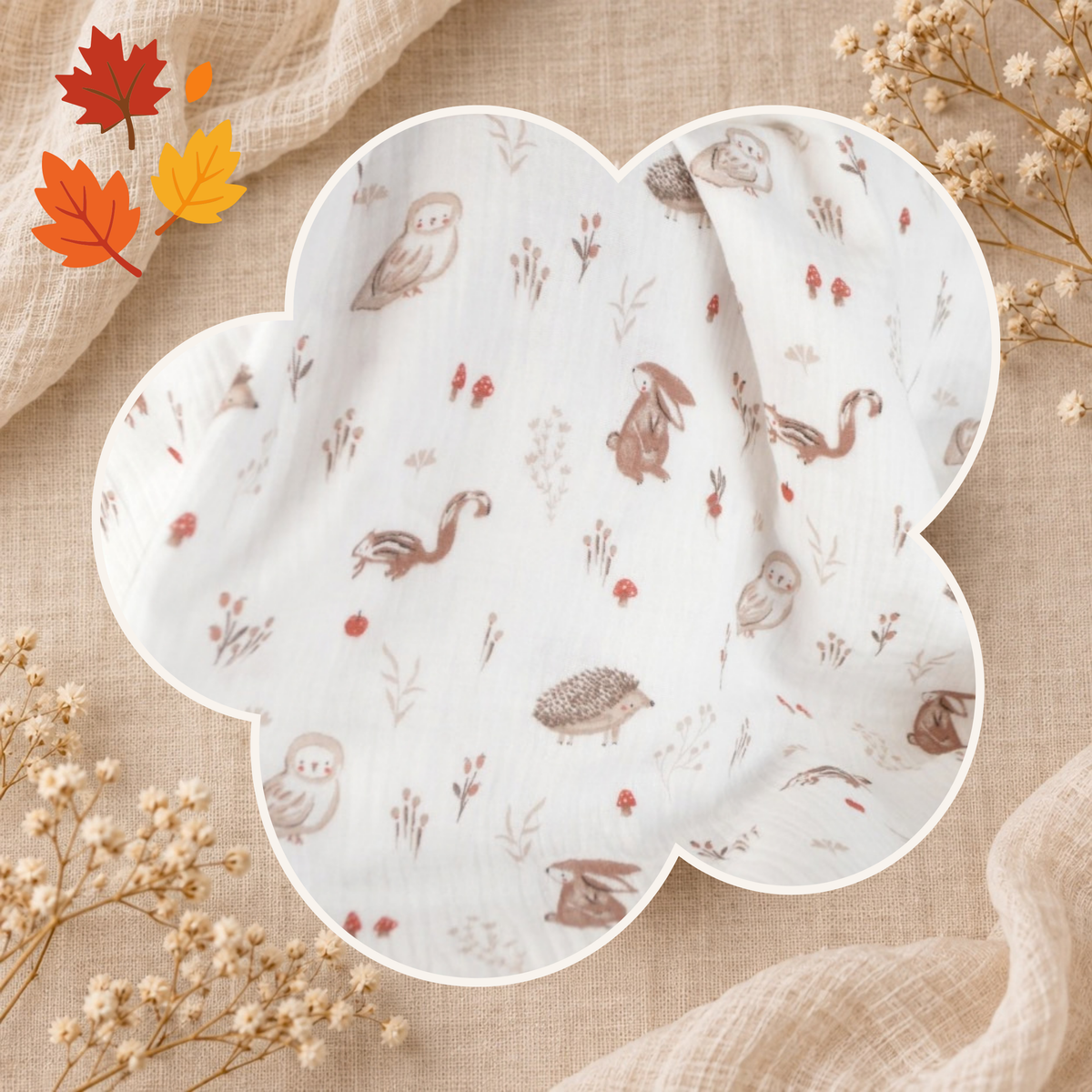 Serviette de cantine élastiquée bébé & enfant