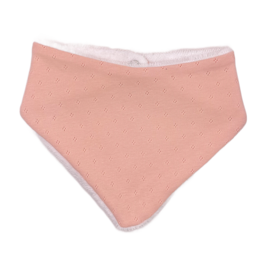 Bavoir bandana - Baby rose