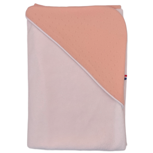 Cape de bain - Baby rose