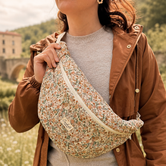 Sac banane XXL Mama Banana – Tissu au choix