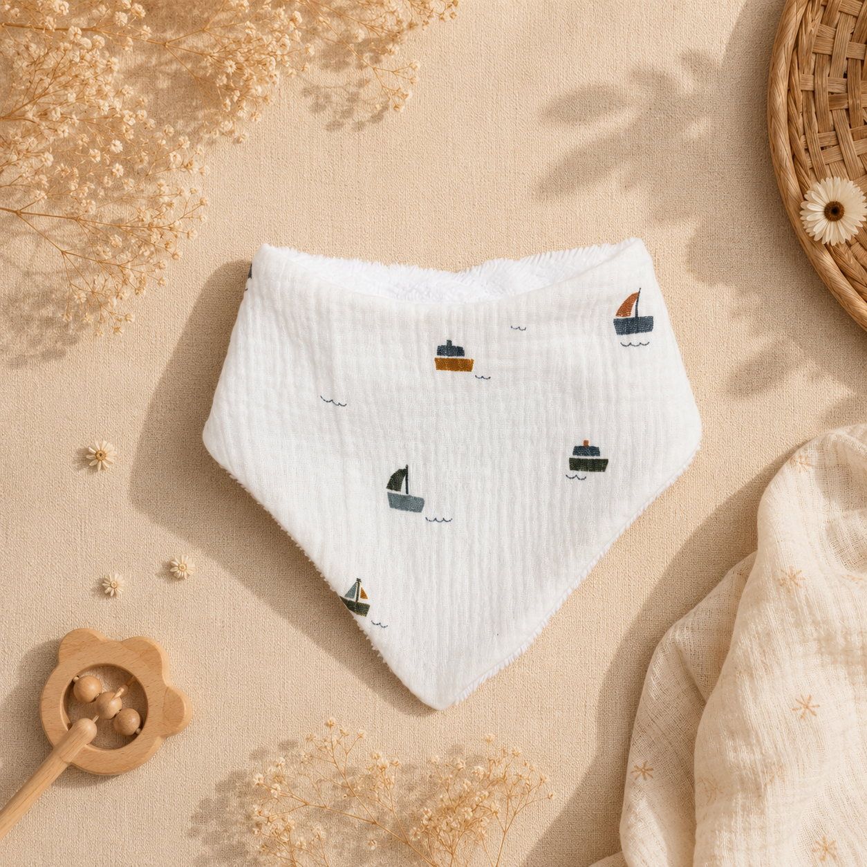 Bavoir bandana bébé