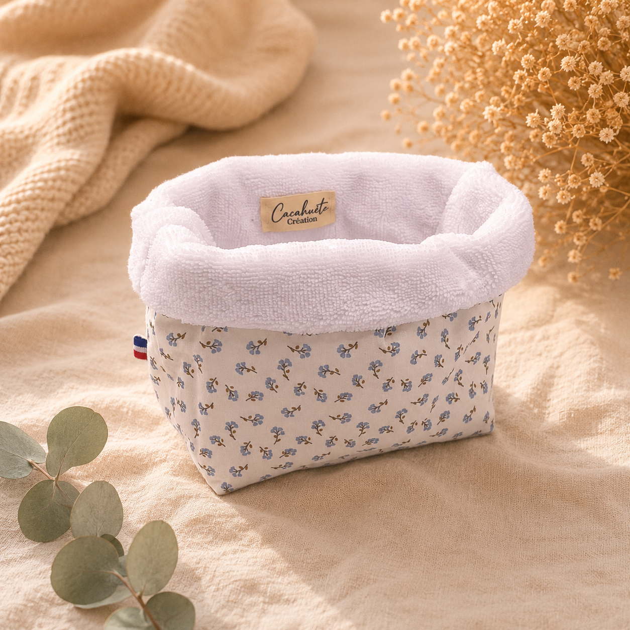 Panière à cotons - Petit prix