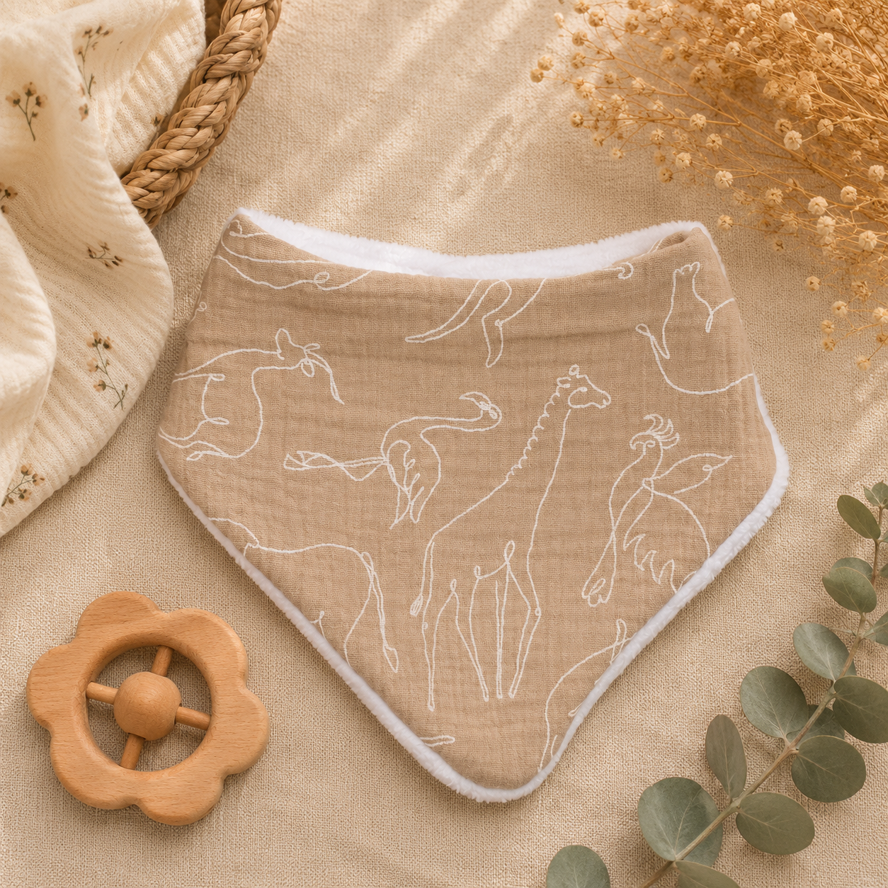 Bavoir bandana bébé