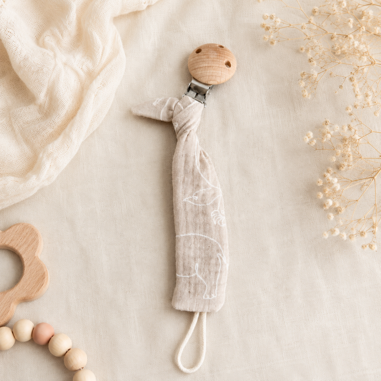 Attache-tétine pour bébé et enfant