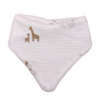Bavoir bandana - Girafe
