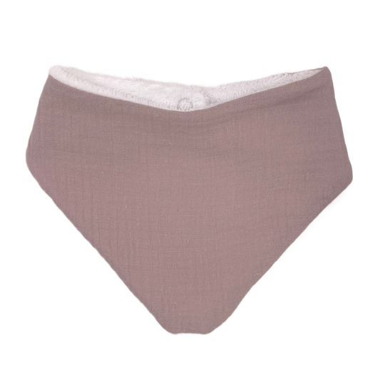 Bavoir bandana - Greige