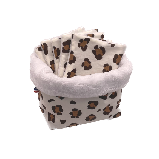 Panière à cotons - Leo