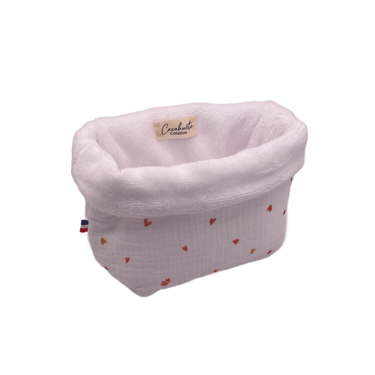 Panière à cotons - Love