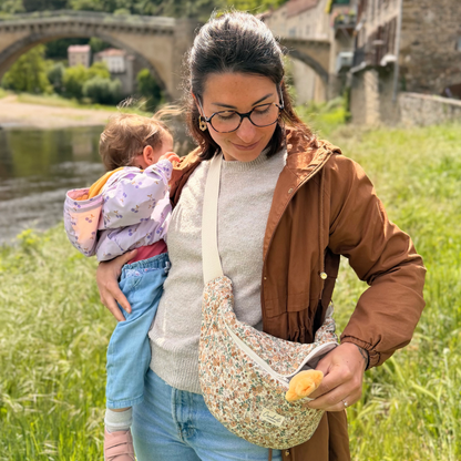 Sac banane XXL Mama Banana – Tissu au choix