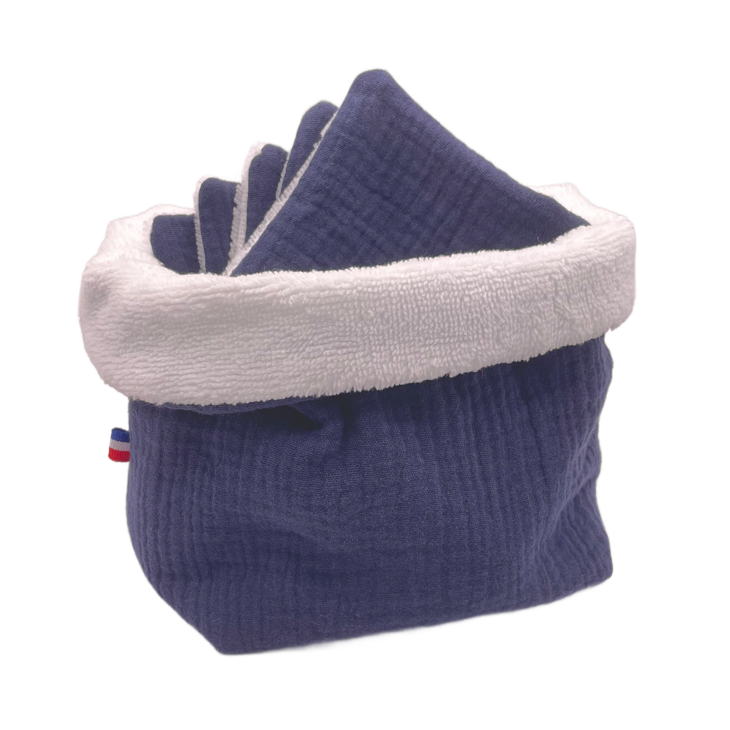 Panière à cotons - Navy