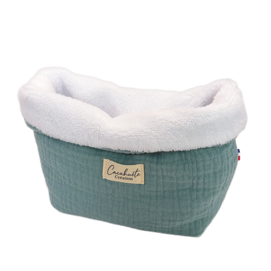 Panière à cotons - Océan