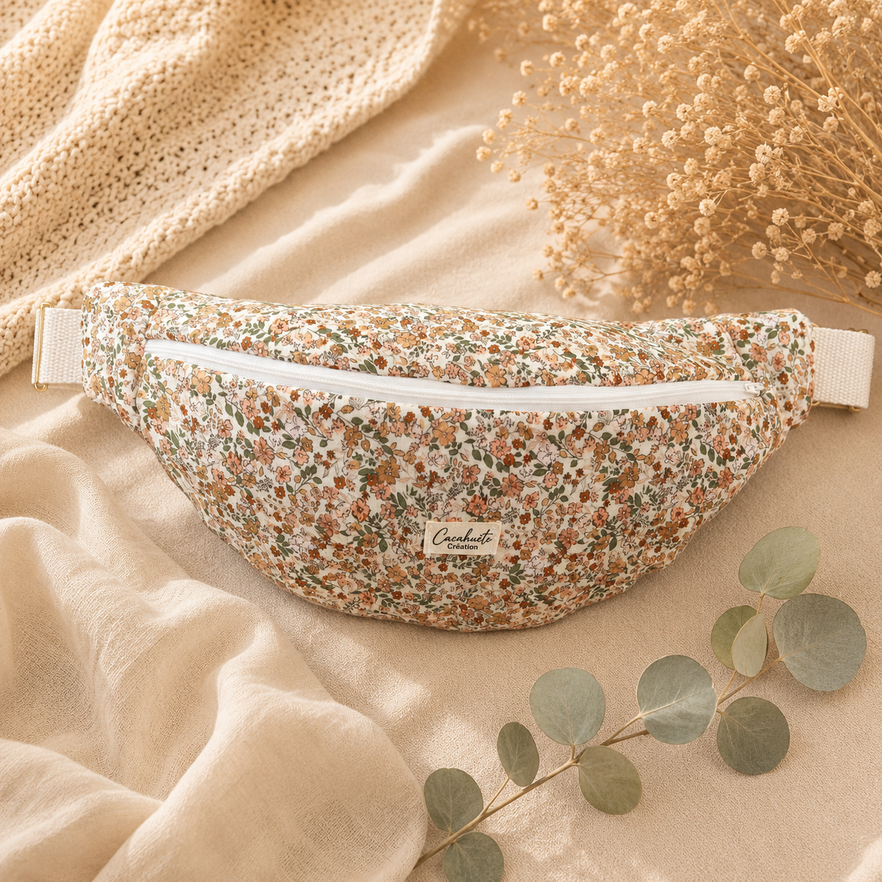 Sac banane XXL Mama Banana – Tissu au choix