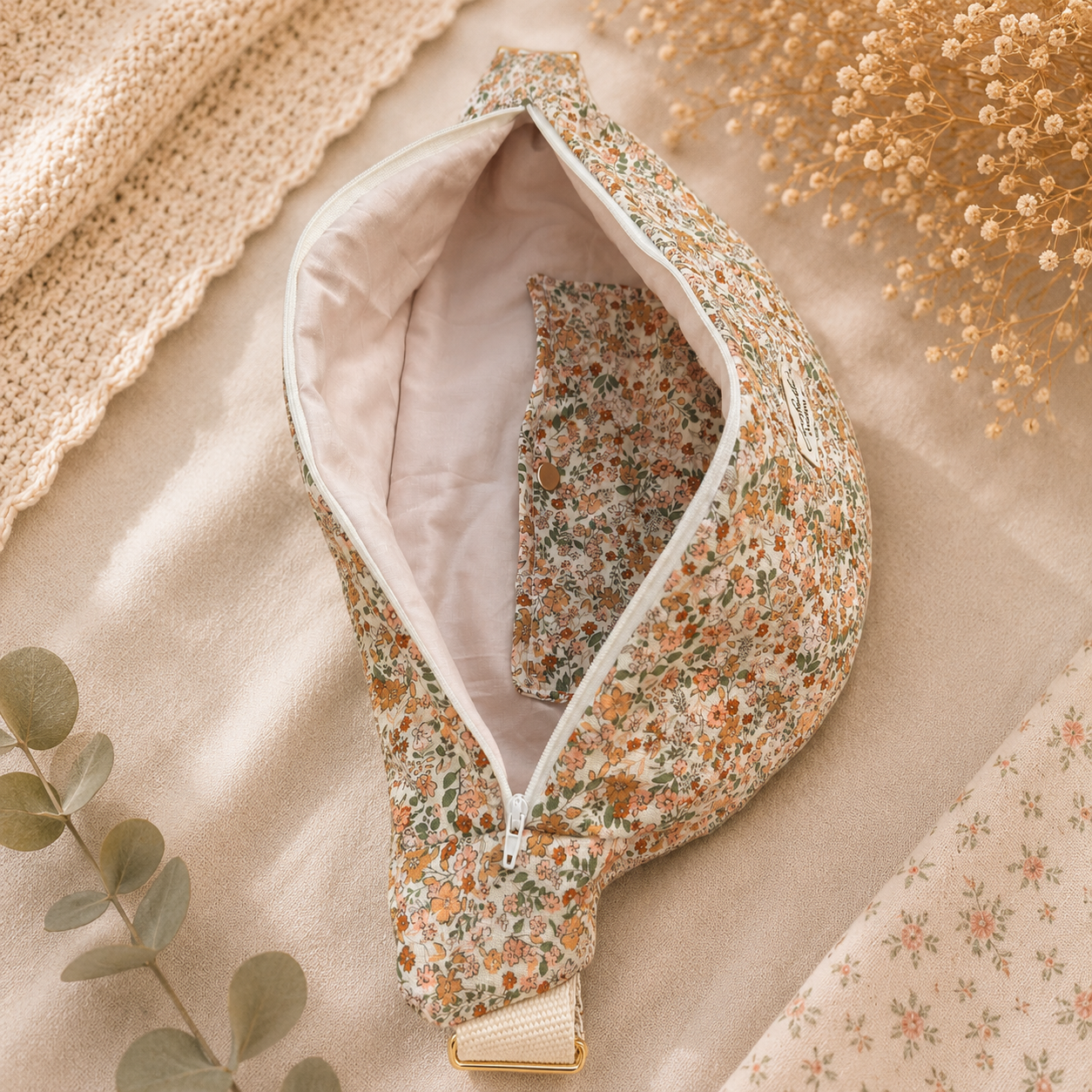 Sac banane XXL Mama Banana – Tissu au choix