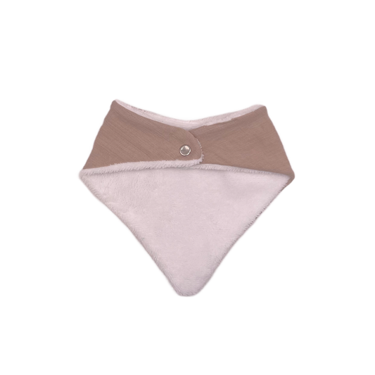 Bavoir bandana - Taupe