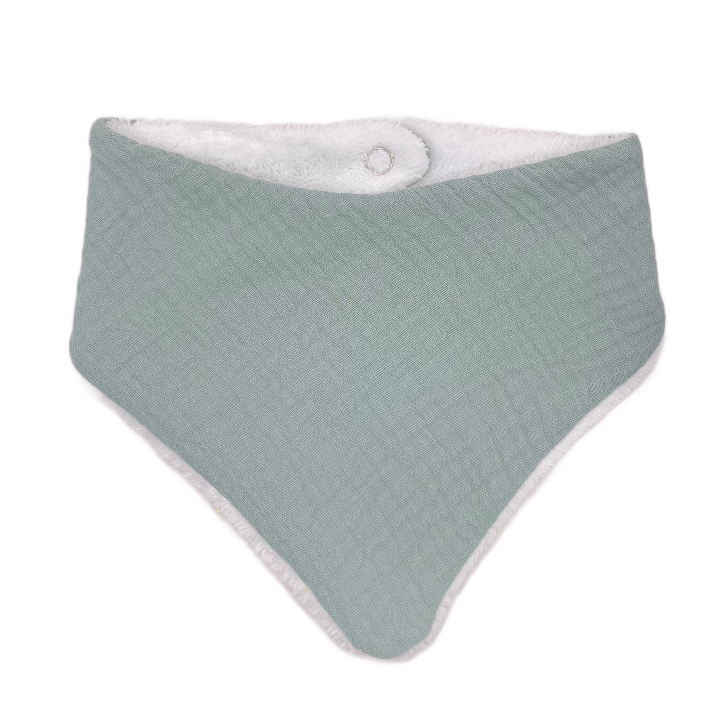 Bavoir bandana - Vert d'eau