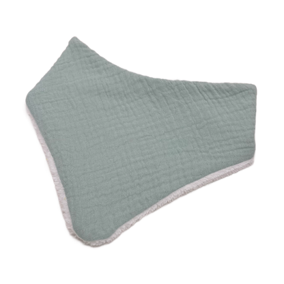 Bavoir bandana - Vert d'eau