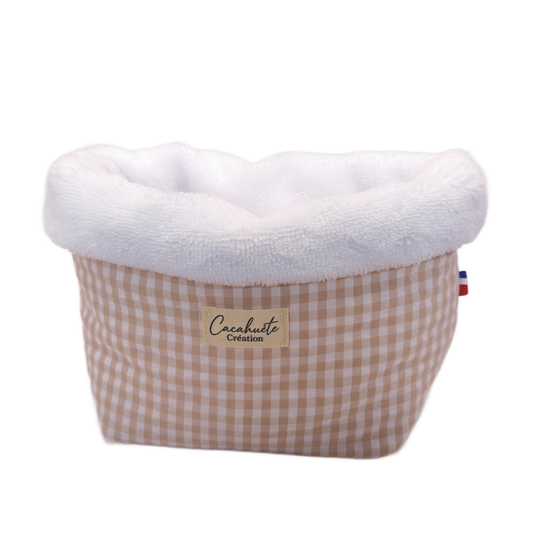 Panière à cotons - Vichy