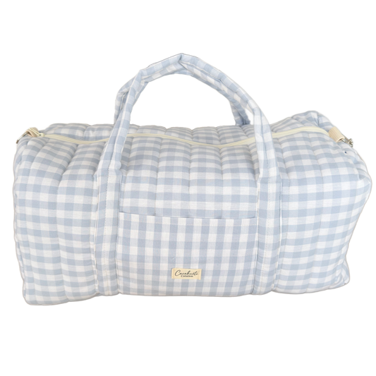 Sac à langer - Vichy bleu